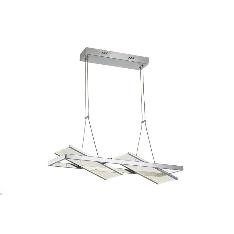 Artcraft - AC7612CH - LED Island Pendant - Palo Alto - Chrome