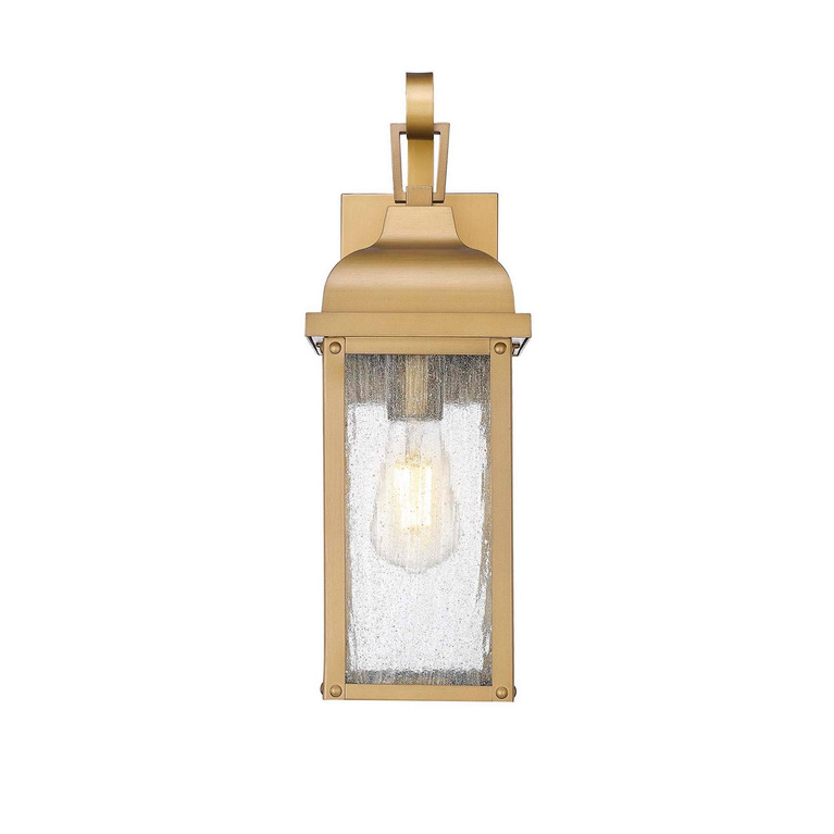 Artcraft - AC8181WB - One Light Outdoor Wall Sconce - Madrid - Weathered Brass