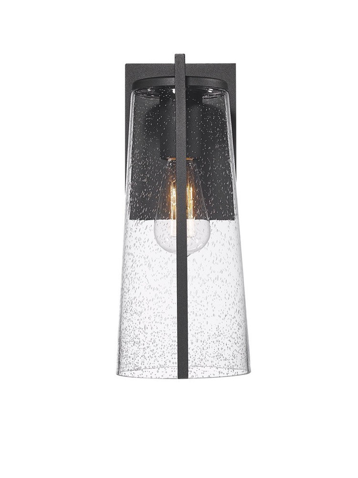 Artcraft - AC8821BK - One Light Outdoor Wall Sconce - Portofino - Black