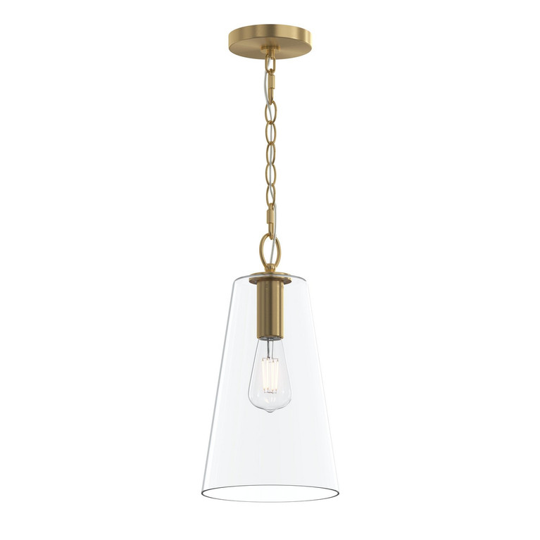 Progress Lighting - P500511-191 - One Light Pendant - Jheni - Brushed Gold