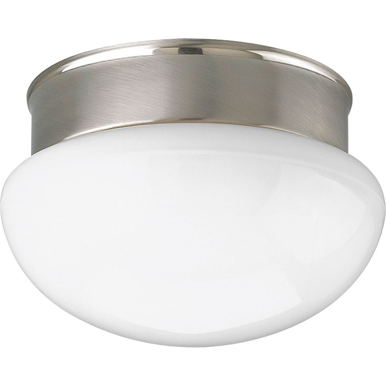 manufacturer_finish:Brushed Nickel|manufacturer_glass:White|light_source:Incandescent|light_output:Unspecified|color_temperature:Unspecified|cri:Unspecified