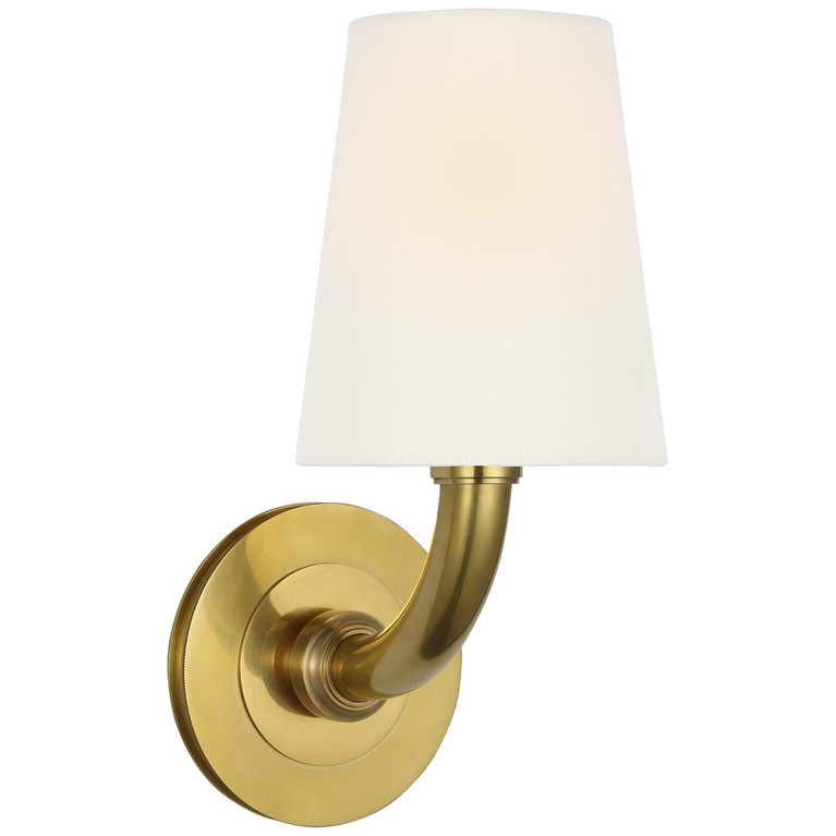 Visual Comfort Signature - TOB 2515HAB-L - LED Bath Sconce - Rally - Hand-Rubbed Antique Brass