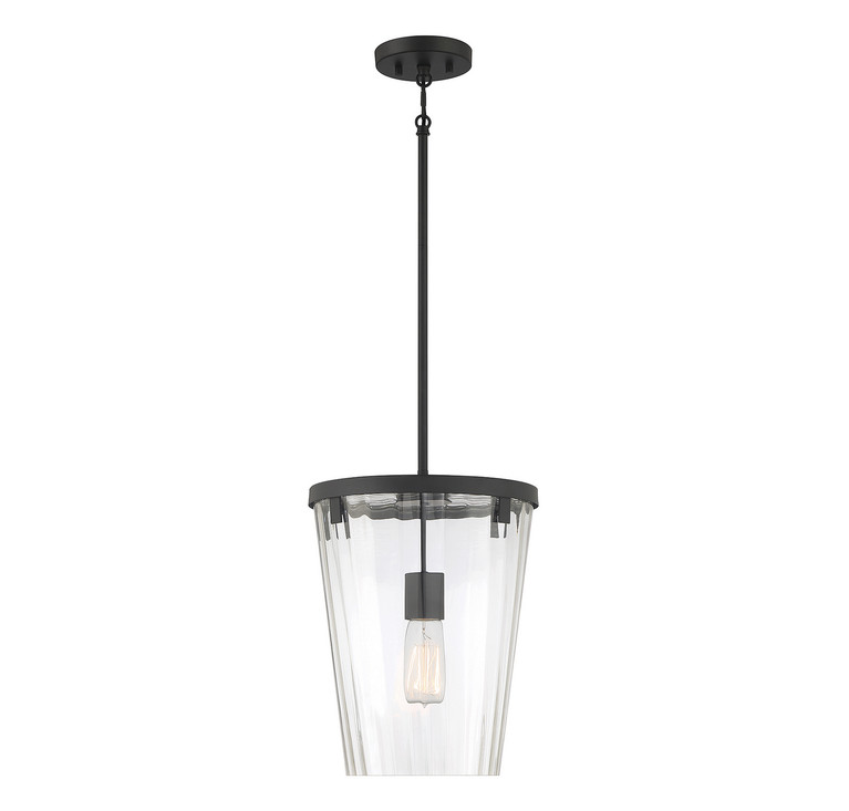 Savoy House - L7-2322-1-89 - One Light Pendant - Dimond - Matte Black