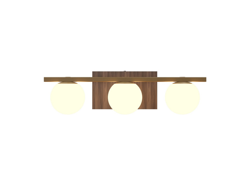 Accord Lighting - 4207.18 - Three Light Wall Lamp - Clean - American Walnut
