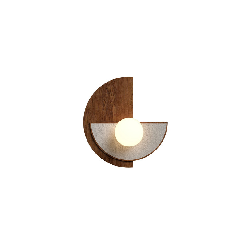 Accord Lighting - 4254.06 - One Light Wall Lamp - Crystals - Imbuia
