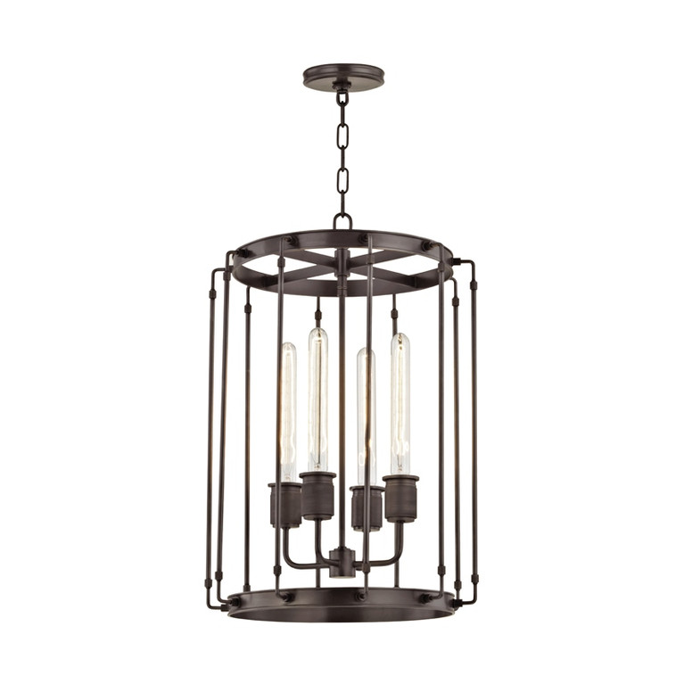 Hudson Valley - 9716-OB - Four Light Lantern - Hyde Park - Old Bronze