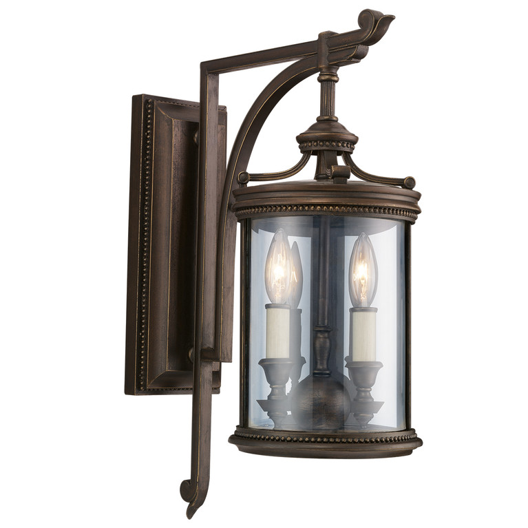 Fine Art Handcrafted Lighting - 542281ST - Two Light Outdoor Wall Mount - Louvre - Bronze