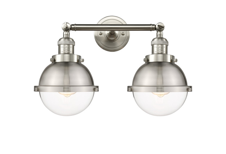 Innovations - 208-SN-HFS-62-SN-LED - LED Bath Vanity - Franklin Restoration - Brushed Satin Nickel