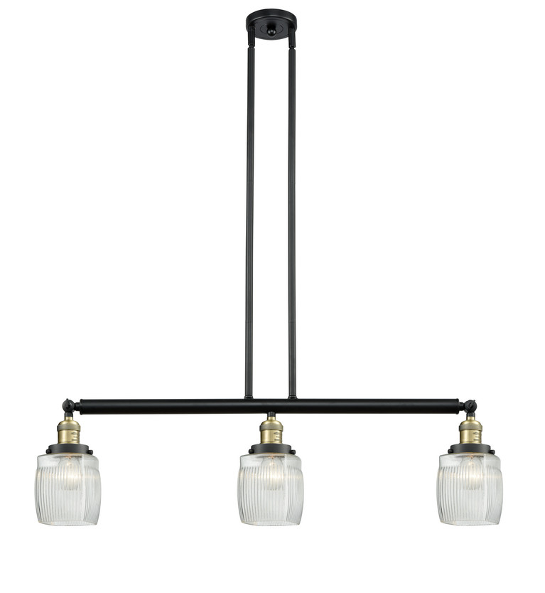 Innovations - 213-BAB-G302-LED - LED Island Pendant - Franklin Restoration - Black Antique Brass