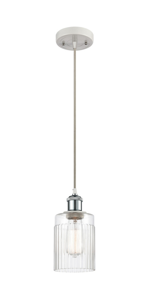 Innovations - 516-1P-WPC-G342-LED - LED Mini Pendant - Ballston - White Polished Chrome
