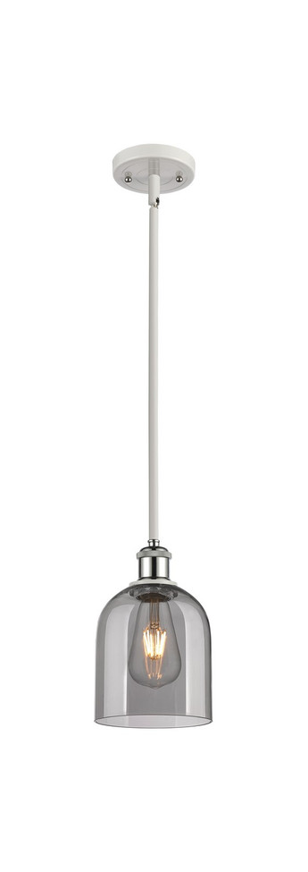 Innovations - 516-1S-WPC-G558-6SM - One Light Mini Pendant - Ballston - White Polished Chrome