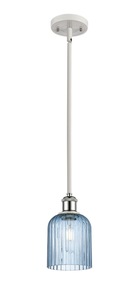 Innovations - 516-1S-WPC-G559-5BL - One Light Mini Pendant - Ballston - White Polished Chrome