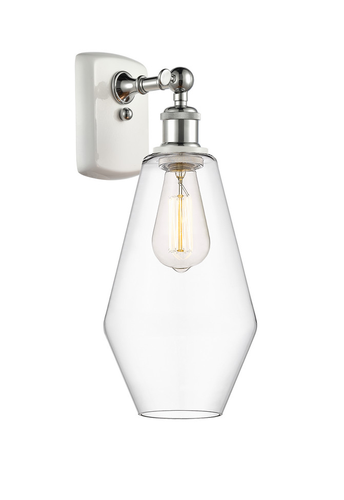 Innovations - 516-1W-WPC-G652-7 - One Light Wall Sconce - Ballston - White Polished Chrome
