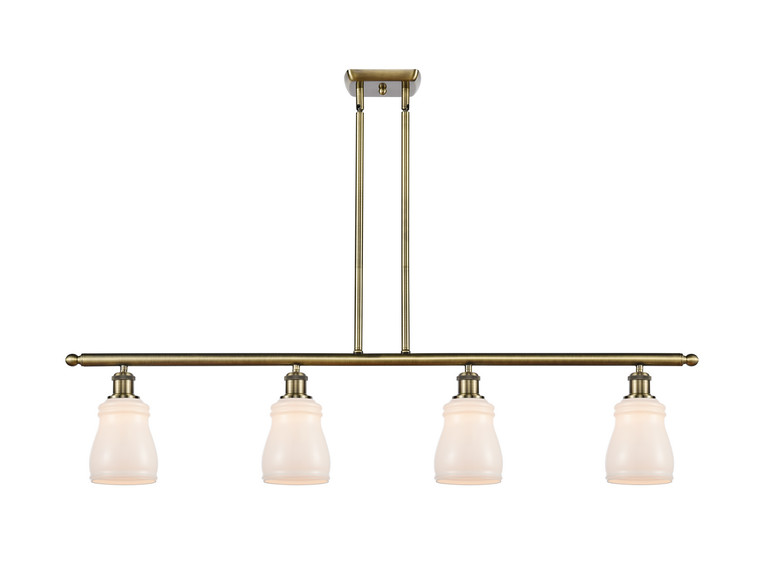 Innovations - 516-4I-AB-G391 - Four Light Island Pendant - Ballston - Antique Brass
