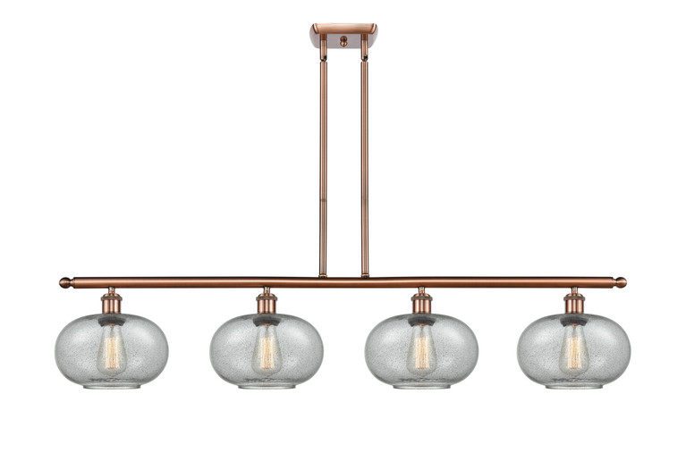 Innovations - 516-4I-AC-G247 - Four Light Island Pendant - Ballston - Antique Copper