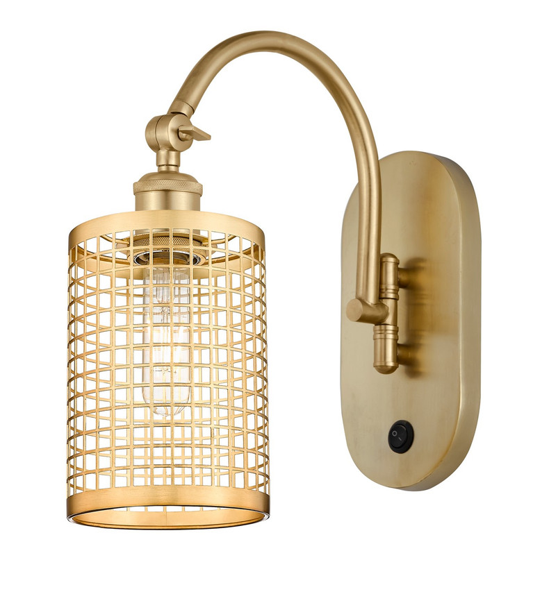 Innovations - 518-1W-SG-M18-SG - LED Wall Sconce - Downtown Urban - Satin Gold