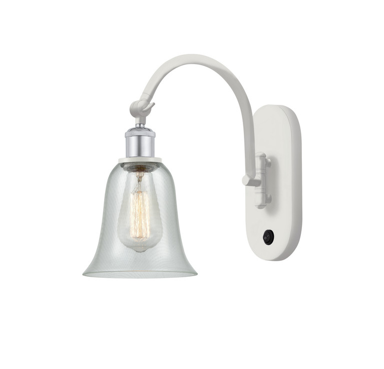 Innovations - 518-1W-WPC-G2812 - One Light Wall Sconce - Ballston - White Polished Chrome