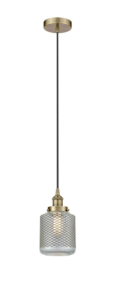 Innovations - 616-1PH-AB-G262 - One Light Mini Pendant - Edison - Antique Brass