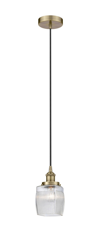 Innovations - 616-1PH-AB-G302 - One Light Mini Pendant - Edison - Antique Brass