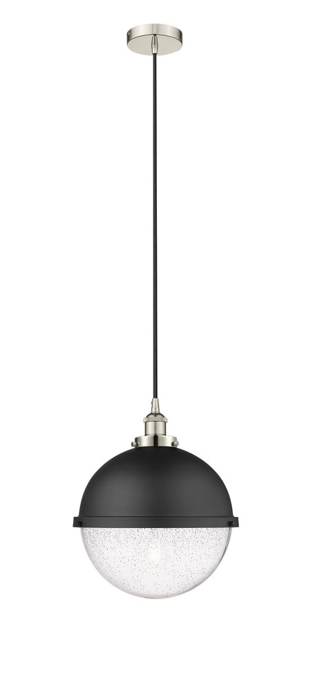 Innovations - 616-1PH-PN-HFS-124-BK - One Light Pendant - Downtown Urban - Polished Nickel