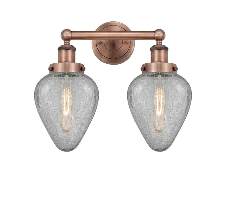 Innovations - 616-2W-AC-G165 - Two Light Bath Vanity - Edison - Antique Copper