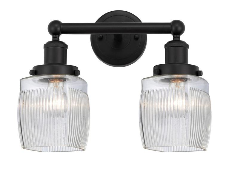 Innovations - 616-2W-BK-G302 - Two Light Bath Vanity - Edison - Matte Black
