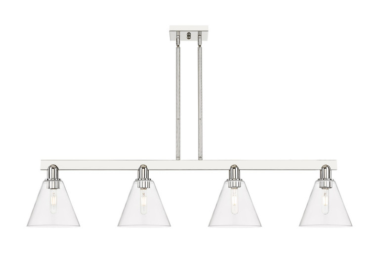 Innovations - 716-4I-PN-GBC-82 - Four Light Island Pendant - Arcadia - Polished Nickel