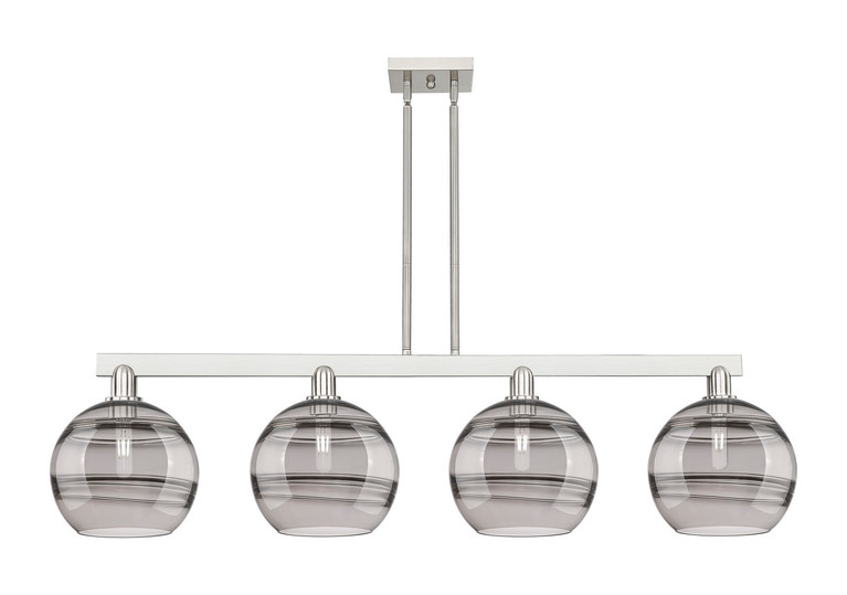 Innovations - 716-4I-SN-G556-10SM - Four Light Island Pendant - Arcadia - Brushed Satin Nickel