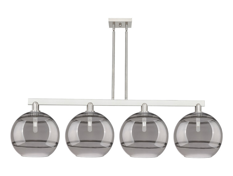 Innovations - 716-4I-SN-G556-12SM - Four Light Island Pendant - Arcadia - Brushed Satin Nickel