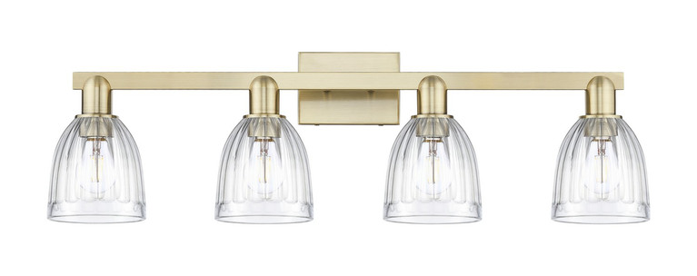 Innovations - 716-4W-AB-G442 - Four Light Bath Vanity - Arcadia - Antique Brass