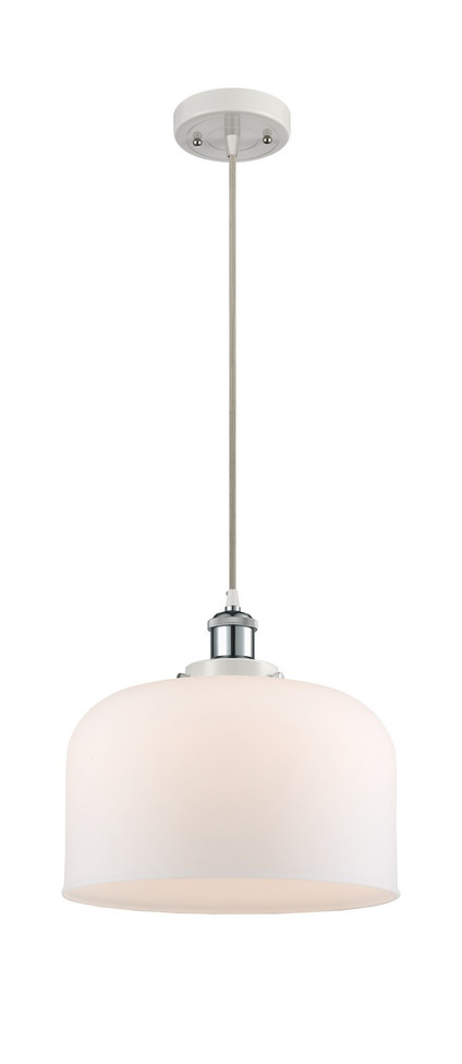Innovations - 916-1P-WPC-G71-L - One Light Mini Pendant - Ballston Urban - White Polished Chrome