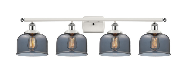Innovations - 916-4W-WPC-G73 - Four Light Bath Vanity - Ballston Urban - White Polished Chrome