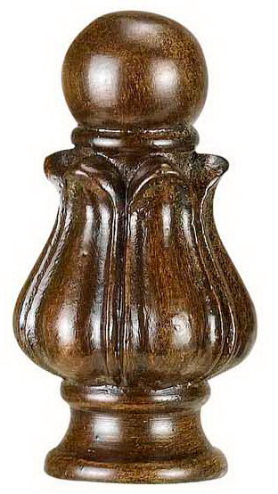 Cal Lighting - FA-5015A - Resin Finial - Finials - Light Brown
