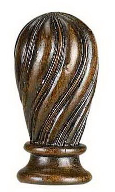 Cal Lighting - FA-5017A - Resin Finial - Finials - Light Brown