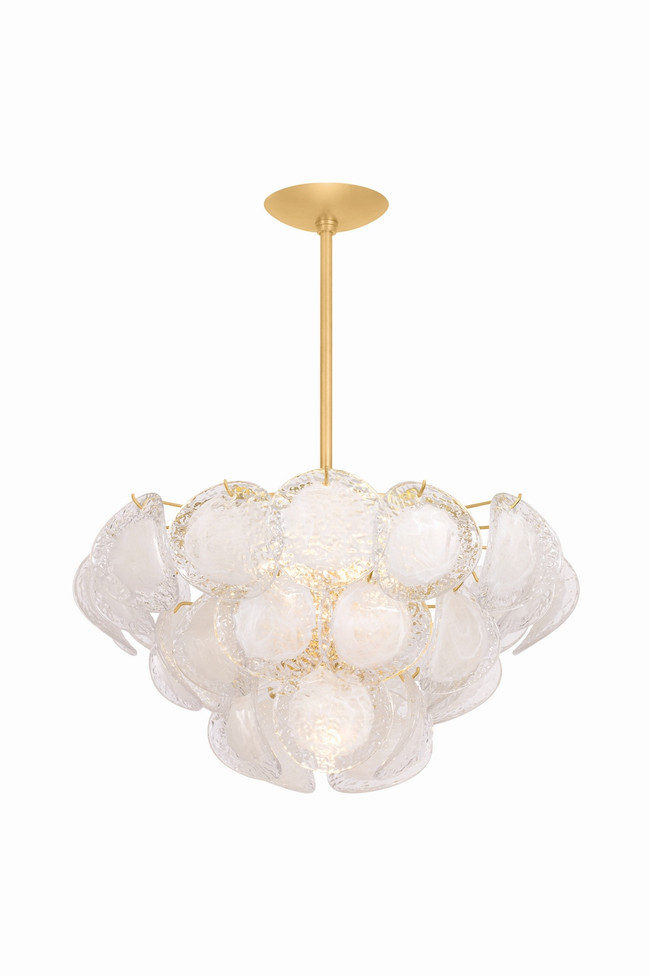 Hudson Valley - 1330-VGL - Five Light Chandelier - Cedar Hill - Vintage Gold Leaf