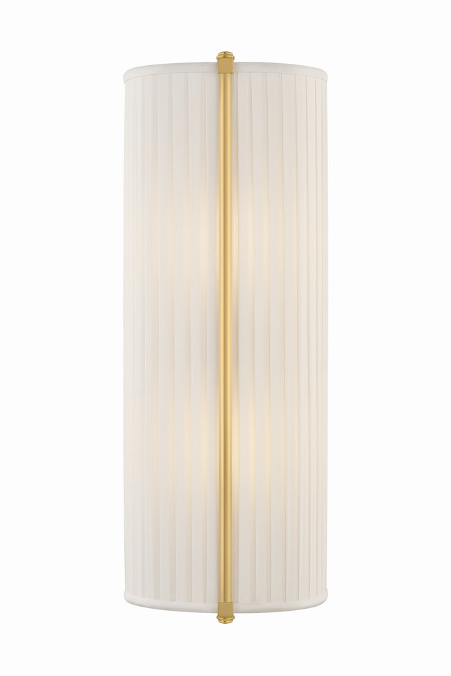 Hudson Valley - AH6317-AGB - Two Light Wall Sconce - Cornell - Aged Brass