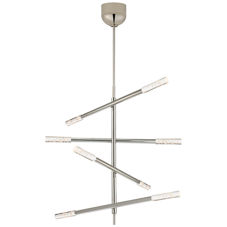 Visual Comfort Signature - KW 5592PN-SG - LED Chandelier - Rousseau - Polished Nickel