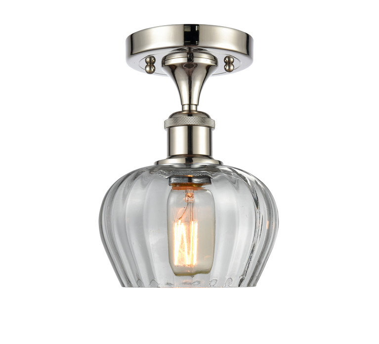 Innovations - 516-1C-PN-G92 - One Light Semi-Flush Mount - Ballston - Polished Nickel