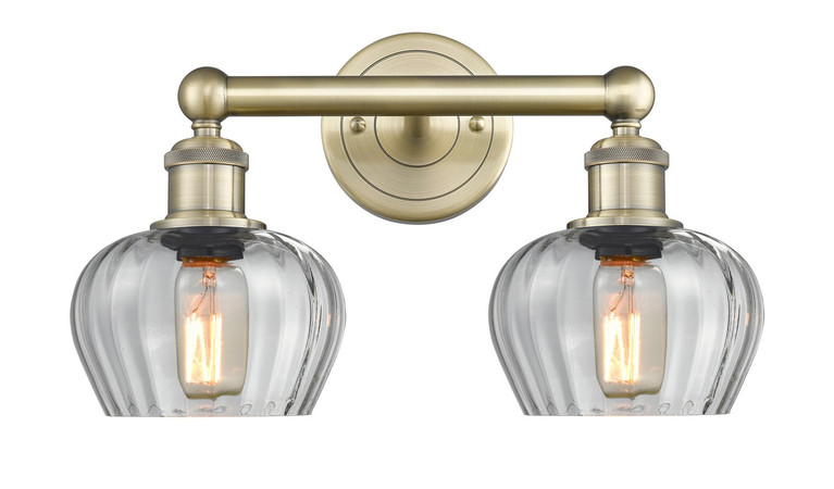 Innovations - 616-2W-AB-G92 - Two Light Bath Vanity - Edison - Antique Brass