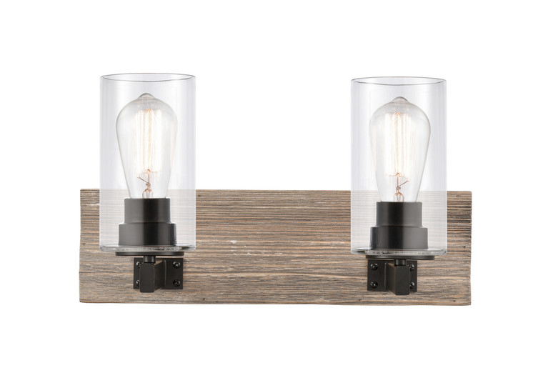 Innovations - 424-2W-BK-G4452 - Two Light Bath Vanity - Diego - Matte Black