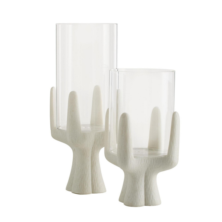 Arteriors - ACC04 - Hurricanes Set of 2 - Maria - Ivory