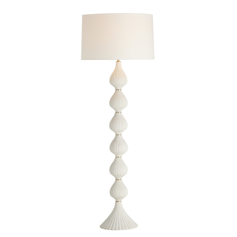 Arteriors - PFC23-860 - One Light Floor Lamp - Nicole - Ivory