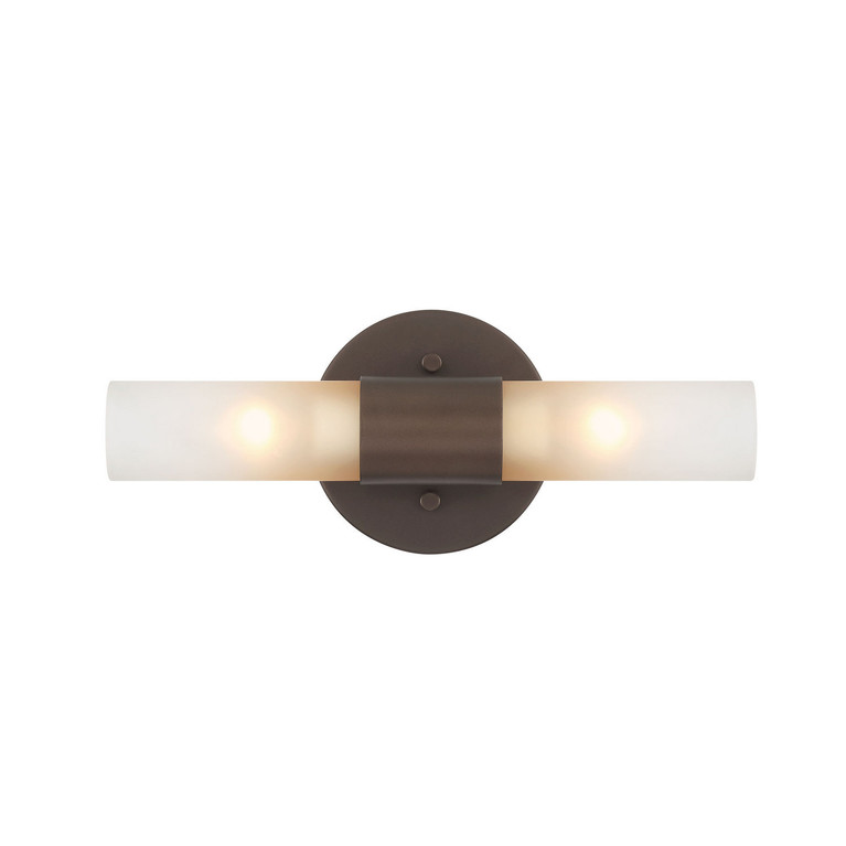 Golden - 5803-2W MDB-EBO - Two Light Wall Sconce - Lyssna Cirkel - Modern Bronze