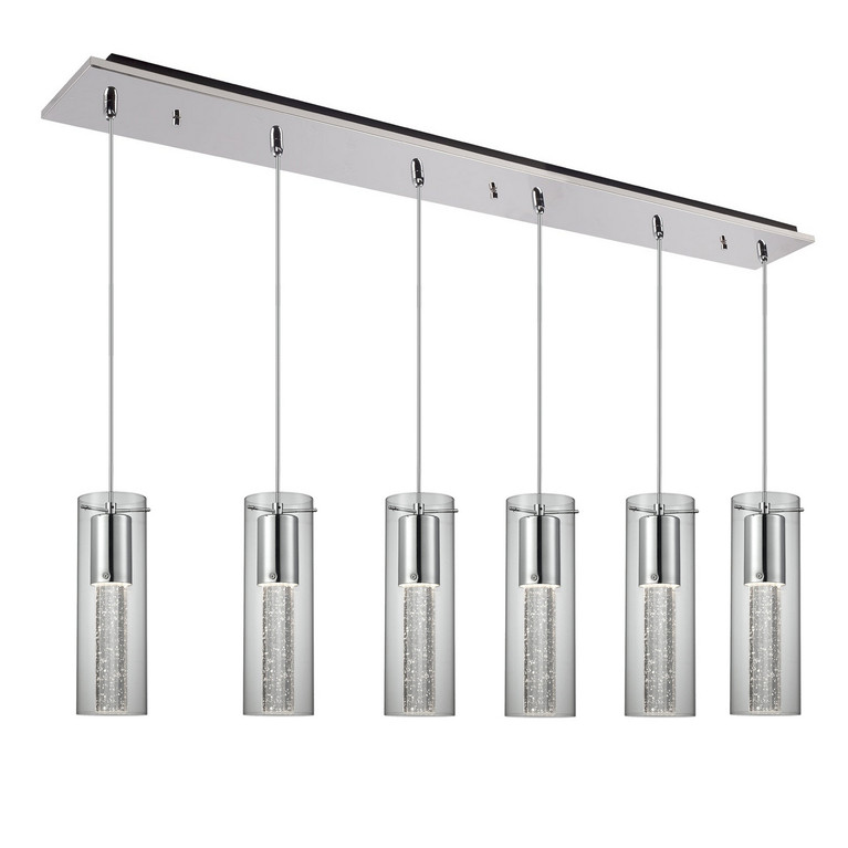 Kuzco Lighting - MP4401CH-06 - LED Pendant - Champagne - Chrome