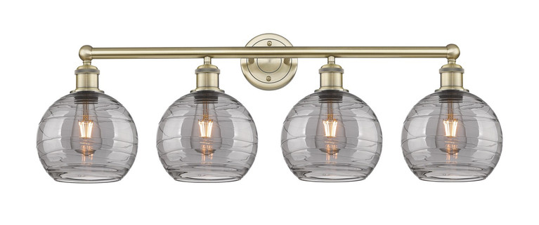 manufacturer_finish:Antique Brass|manufacturer_glass:Light Smoke Deco Swirl|light_output:220.00lm|color_temperature:2200K|cri:99