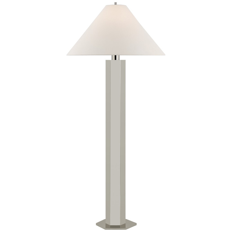 Visual Comfort Signature - PCD 1000PN-L - LED Floor Lamp - Olivier - Polished Nickel