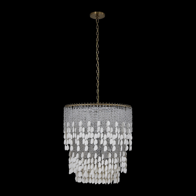 Allegri - 047355-038-FR001 - 18 Light Chandelier - Farfalle - Brushed Champagne Gold