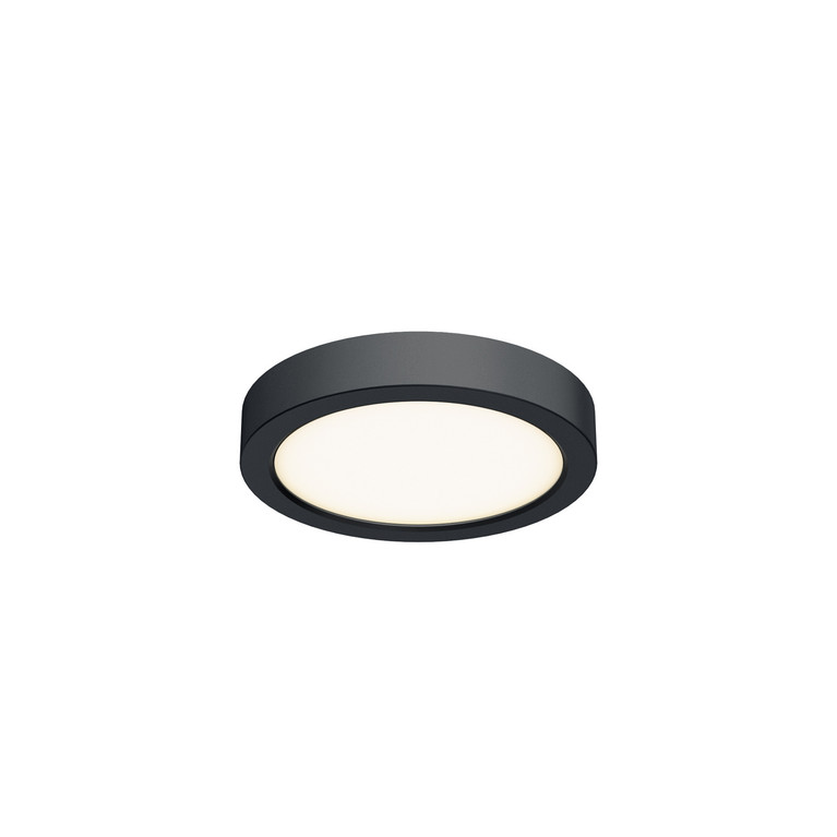 Dals - CFLEDR06-CC-BK - LED Flushmount - Delta - Black