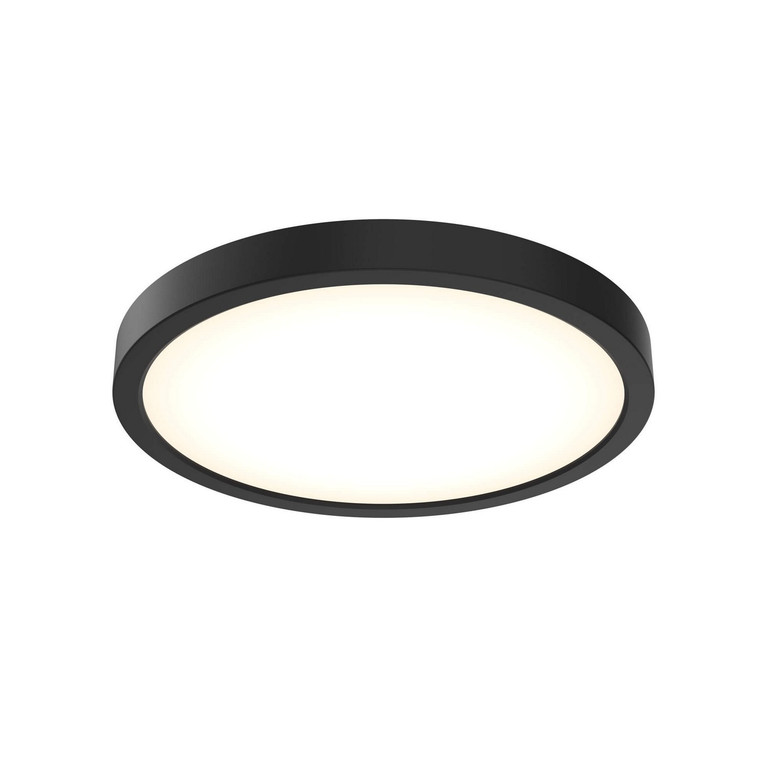 Dals - CFLEDR10-CC-V-BK - One Light Flush Mount - Delta - Black
