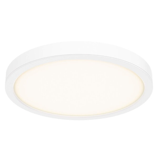 Dals - CFLEDR18-CC-V-WH - One Light Flush Mount - Delta - White